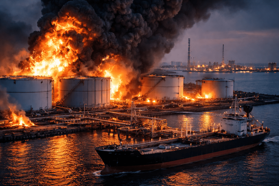 Global oil prices on watch as UAE’s Fujairah Port halts operations after strikes