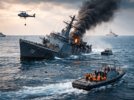 Sri Lanka conducts rescue operation for Iranian frigate in Indian Ocean amid uncertainty