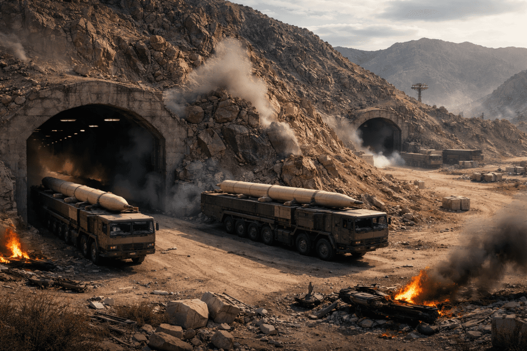 Iran spent years building underground missile cities as US and Israel strikes target launch sites and test bunker defenses