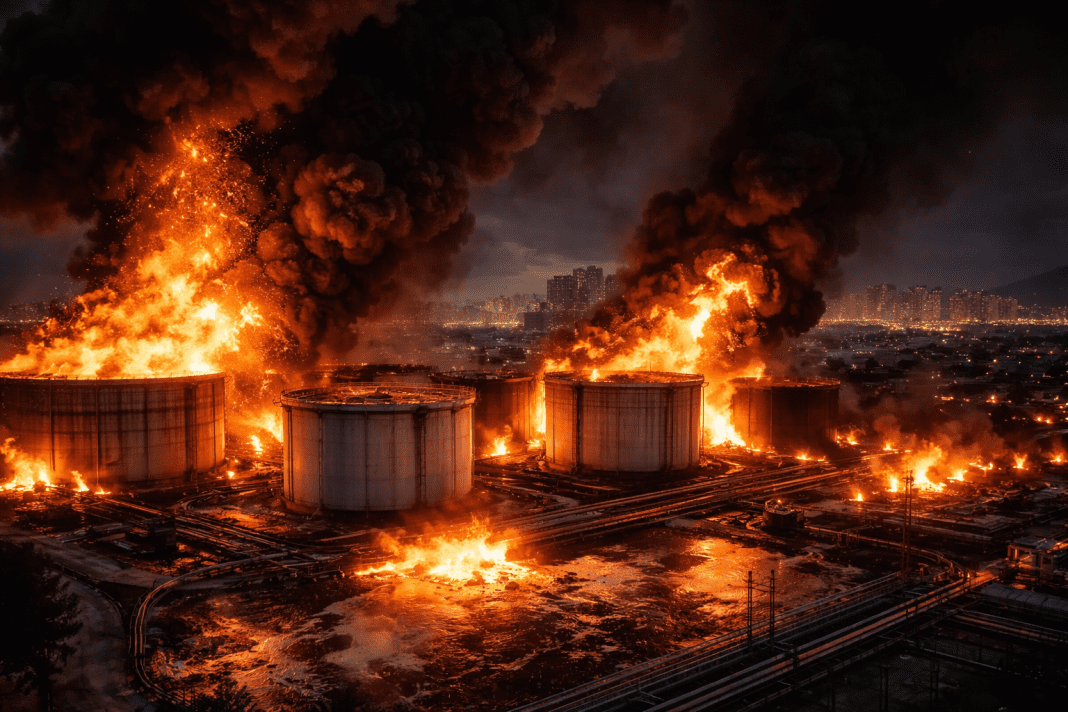 Oil Facilities White House expresses concern after Israel strikes Iranian oil facilities and prompts diplomatic tension