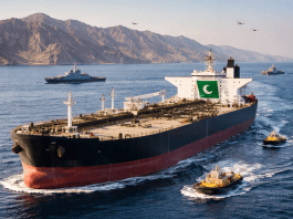 Pakistan signals negotiated safe passage as state-run tanker clears the Hormuz blockade