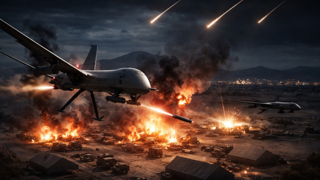 deftechtimes Iraq resistance group claims 21 drone and missile attacks on US bases raising regional security concerns