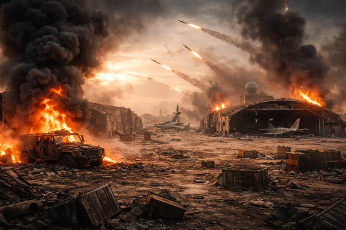 Infrastructure hits at major air bases force a change in how U.S. troops conduct daily missions