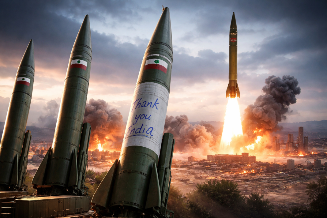 The viral images of Iranian missiles that have everyone talking about India