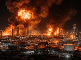 Powerful explosions rock Iran’s vital Asaluyeh petrochemical hub after a reported strike