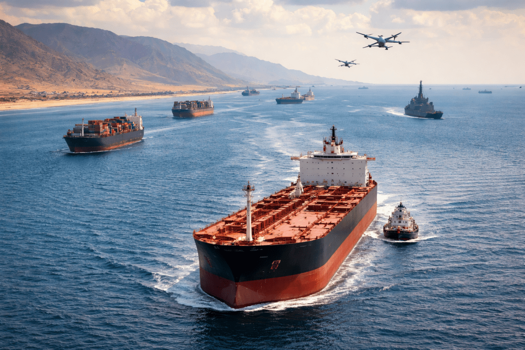 Tensions rise at the Bab el-Mandeb Strait as a new maritime crisis threatens the Suez Canal