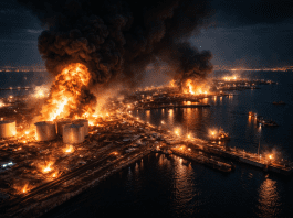 Iran’s main oil export hub on Kharg Island hit by multiple strikes as tensions peak