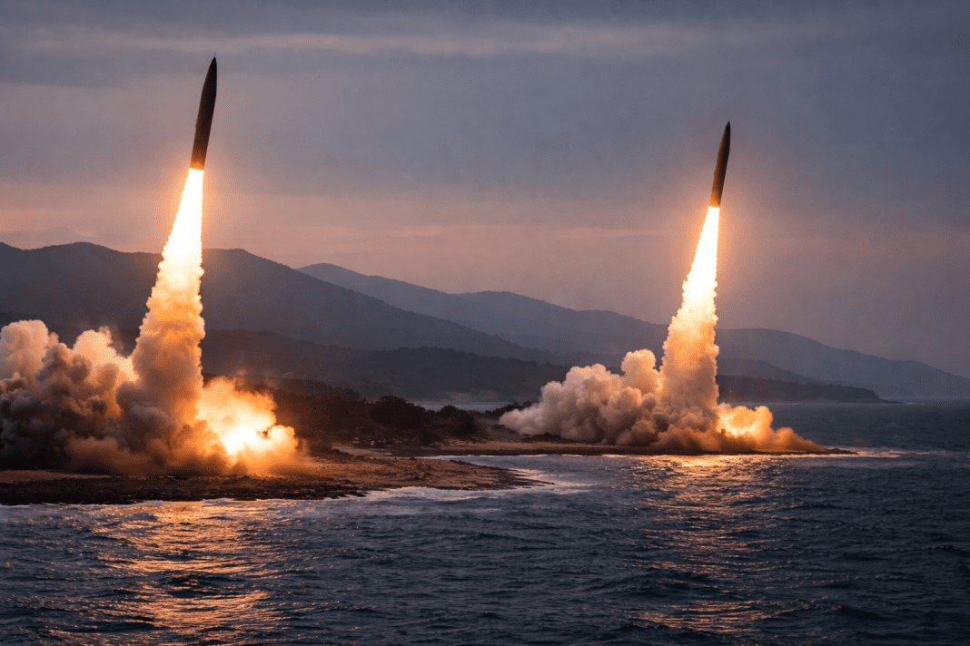 North Korea carries out a second missile test in two days toward the sea