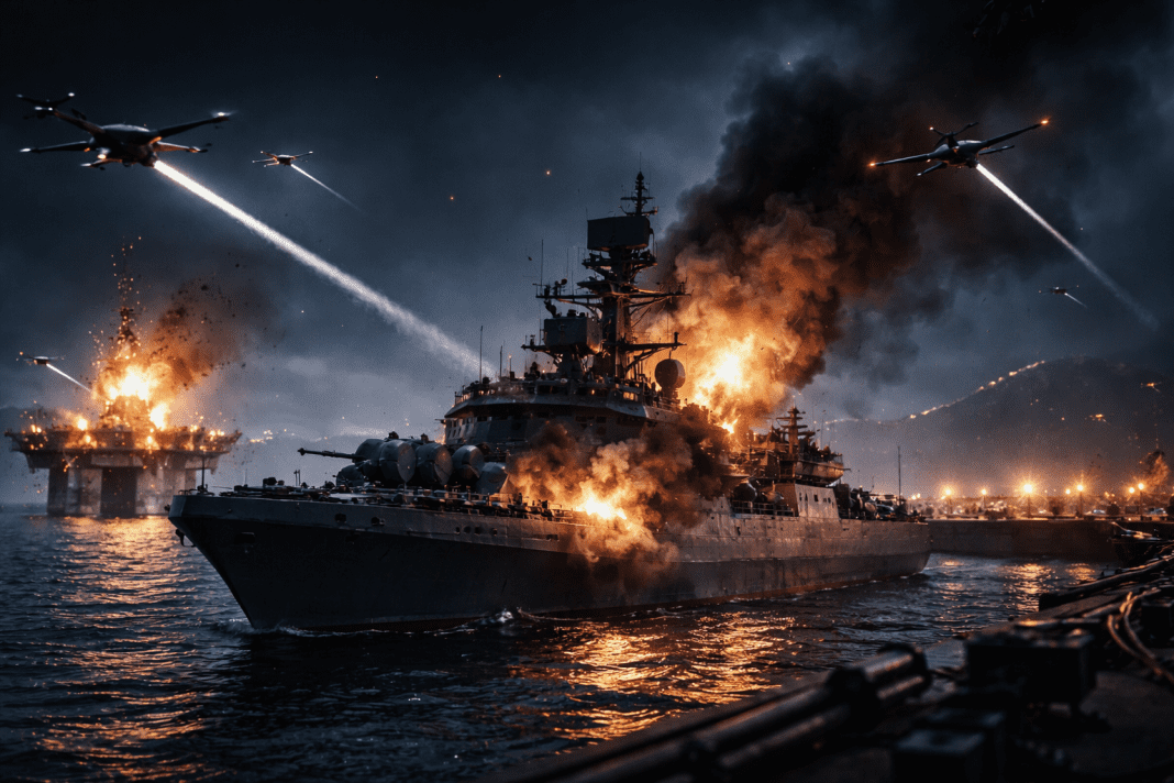 The Russian navy activates air defenses in Novorossiysk as drones reach a key warship