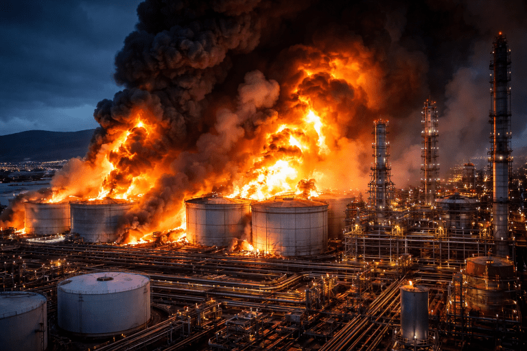Tuapse refinery fire Strategic Deterrence in the Age of Drones