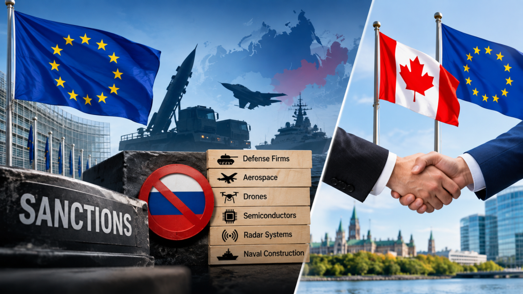 EU Expands Russia Sanctions While Canada-EU Ties Draw New Attention