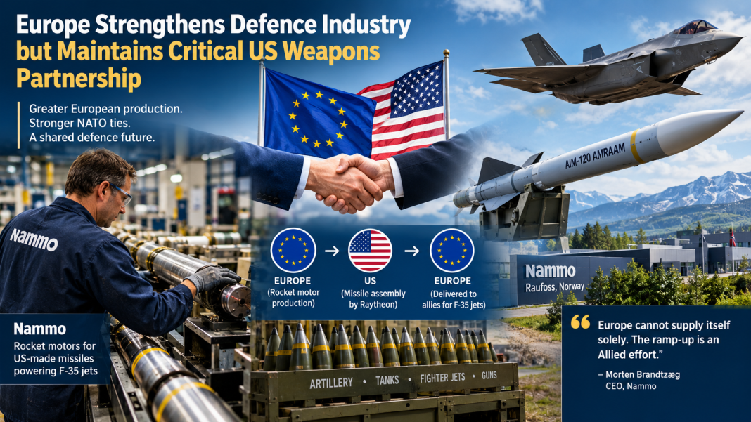 Europe Strengthens Defence Industry but Maintains Critical US Weapons Partnership