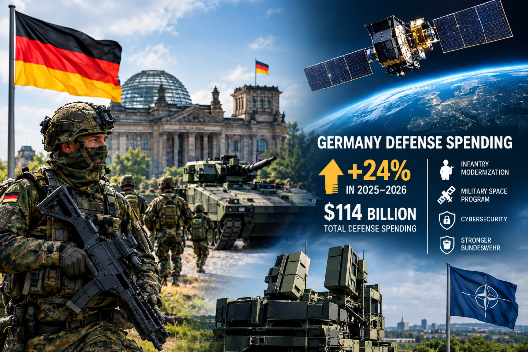 Germany Defense Spending Surge: Infantry and Military Space Programs Expand